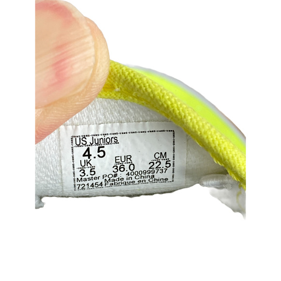 Vans Slip On Yellow Women's Classic Skate Shoes - Picture 5 of 8